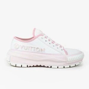 Louis Vuitton Canvas LV Squad Pink Sneakers
